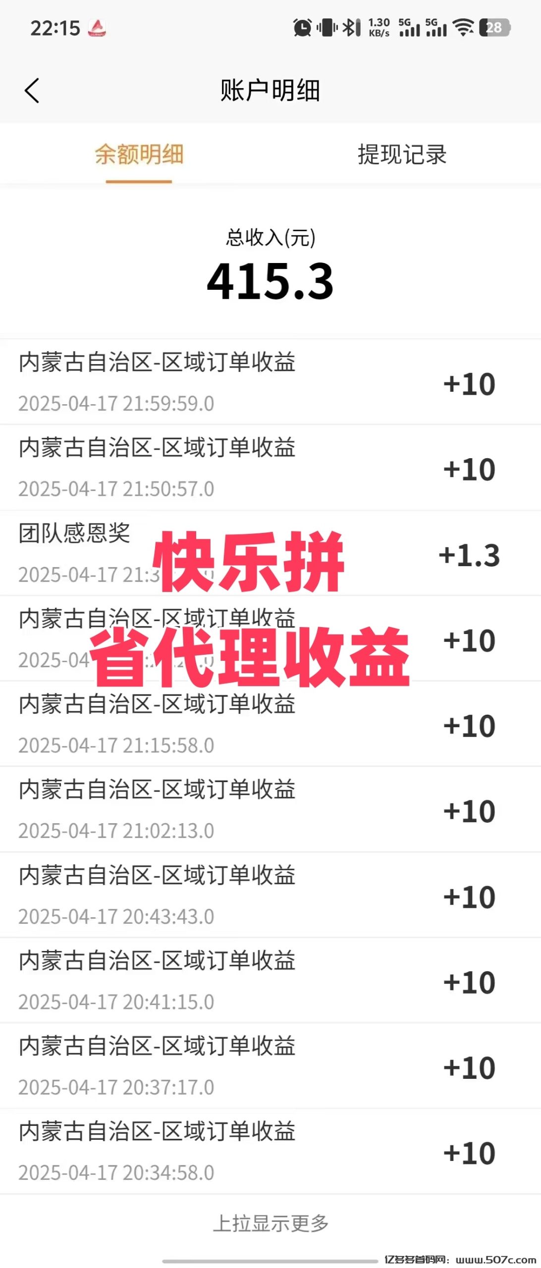 【快乐拼】首码刚出，参团就送省代理，拿长期管道收益！