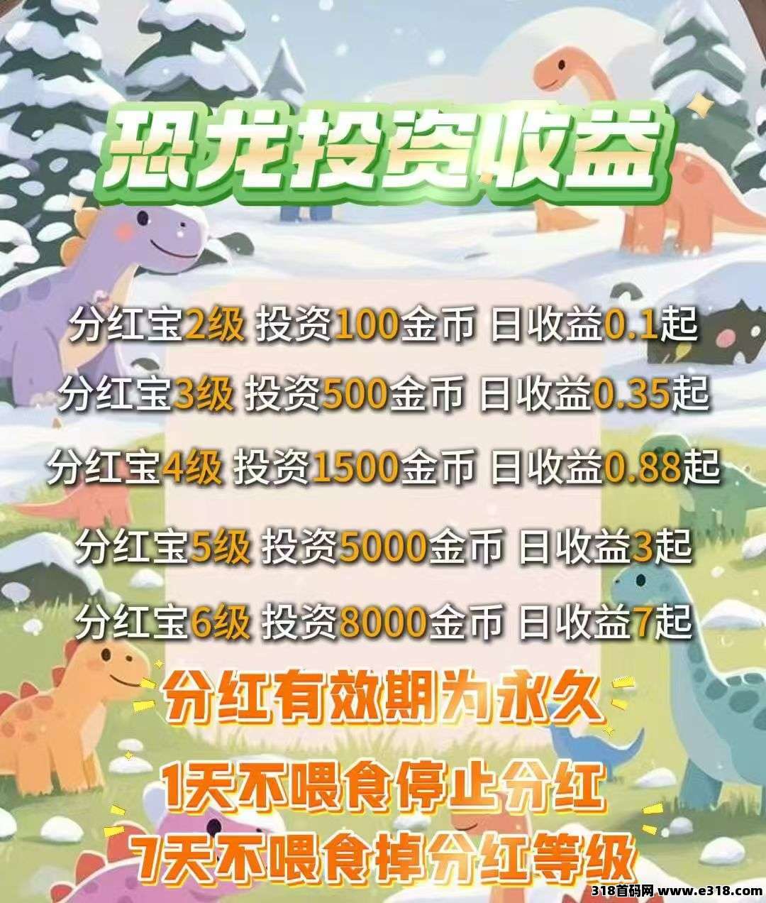 恐龙打工日记：纯零撸，微信小程序游戏，管道收益，快来一起赚吧