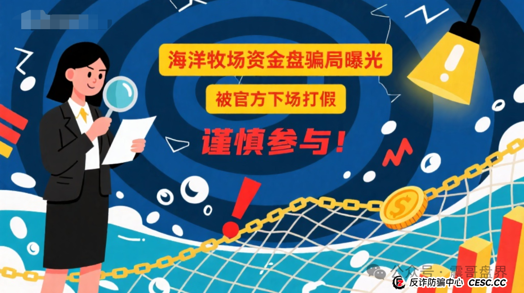 海洋牧场资金盘骗局曝光,被官方下场打假,谨慎参与! 海洋牧场资金盘骗局曝光,被官方下场打假,谨慎参与!
