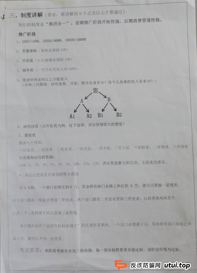 “宇航人”产品推广模式使用“太阳线”、“双轨制”，有涉传嫌疑！